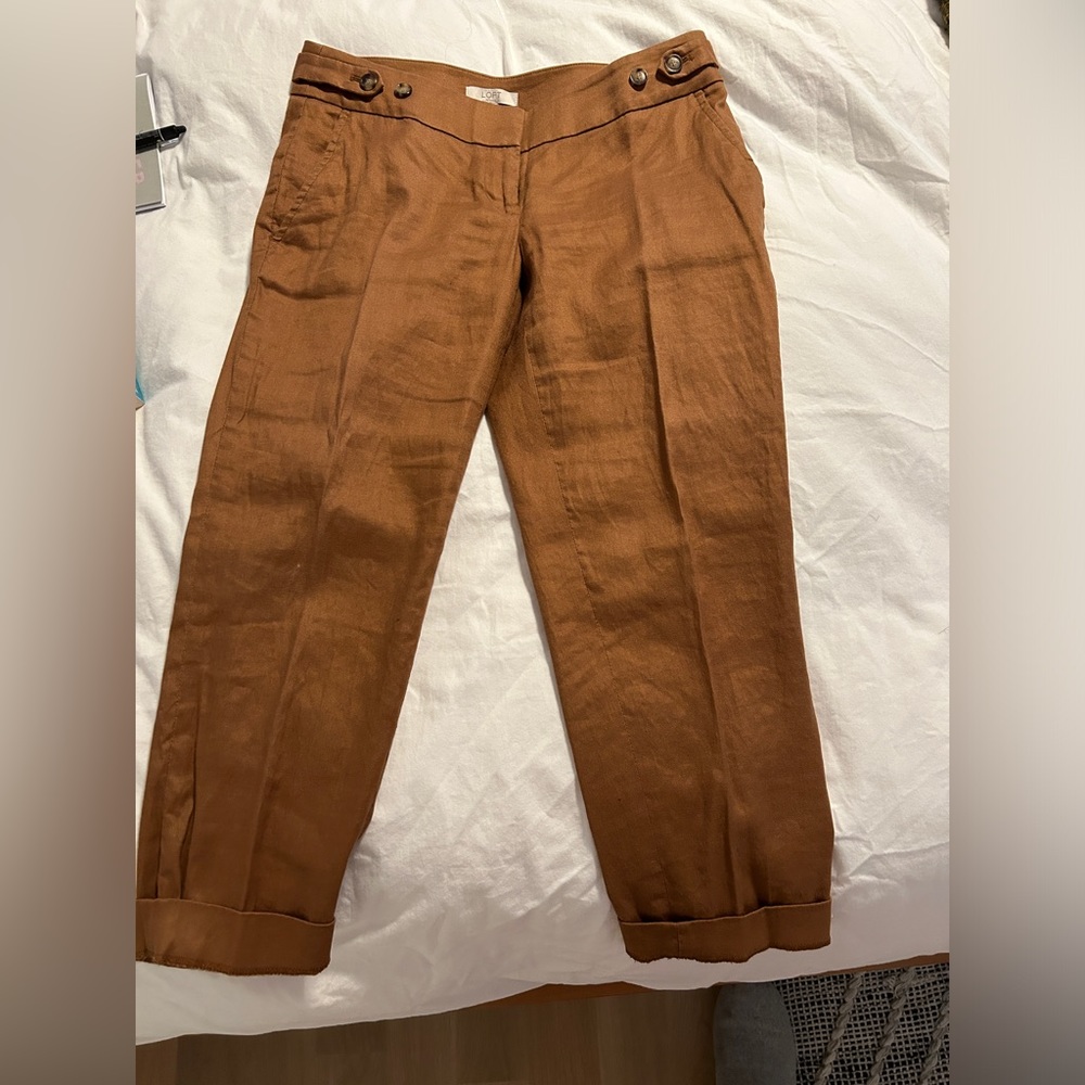 Ann Taylor Loft Linen Pants